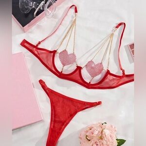 Red Heart lingerie set - Valentine Day Special ❤️